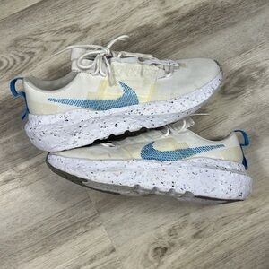 Nike Women’s Crater Impact 'White University Blue' Sneakers Athletic Shoe / Sz 9